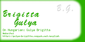 brigitta gulya business card